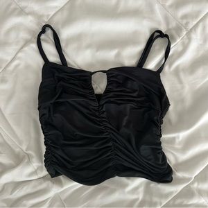 Urban Outfitters Black Crop Tank Top